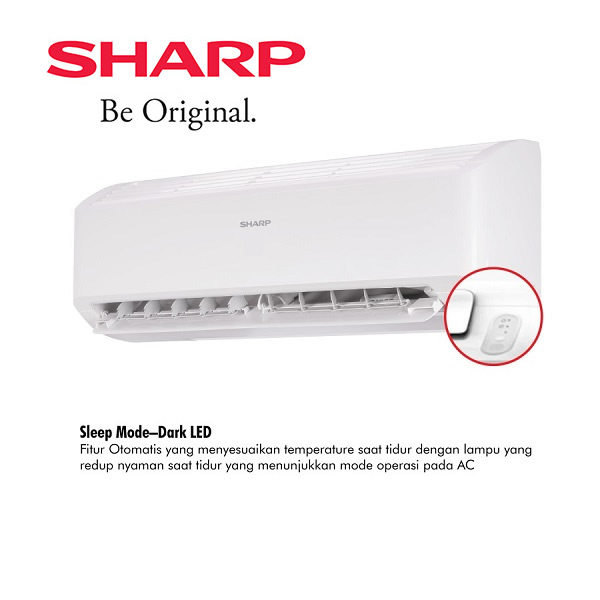 SHARP 1/2PK AH-A5BEY - Gambar 3